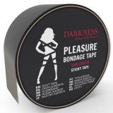 DARKNESS - ADHESIVE BLACK BONDAGE TAPE 15M, DARKNESS BONDAGE