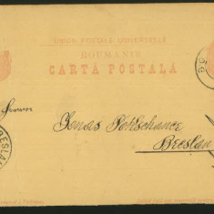 Carte poștală circulată 1887