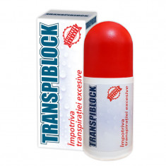 Roll-on impotriva transpiratiei excesive, Transpiblock, 50 ml