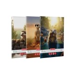 Caiet Herlitz Tip I A5 24 file Funny Wildlife