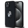 Husa pentru iPhone 15 Plus / iPhone 14 Plus - Karl Lagerfeld Silicone MagSafe (KLHMP15MSCMKCRHK) - Karl&amp;Choupette