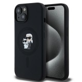 Husa pentru iPhone 15 / iPhone 14 / iPhone 13 - Karl Lagerfeld Silicone MagSafe (KLHMP15SSCMKCRHK) - Karl&amp;Choupette