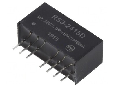 Convertor DC/DC 3W 18-36V la 15V/-15V SIP8 foto
