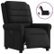 vidaXL Fotoliu rabatabil electric, negru, material textil 3303296