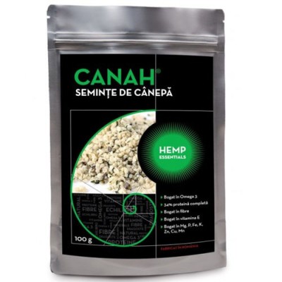 Seminte Decorticate de Canepa 100gr Canah foto