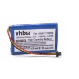 &Icirc;nlocuire baterie GPS VHBW pentru TomTom P6, P5, AHA11110004 - 1100mAh 3.7V
