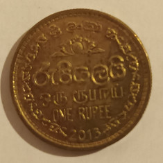 Moneda Sri Lanka 2013 one rupee