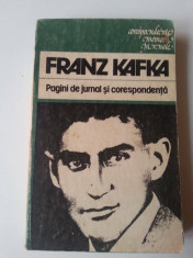 Franz Kafka - Pagini De Jurnal foto