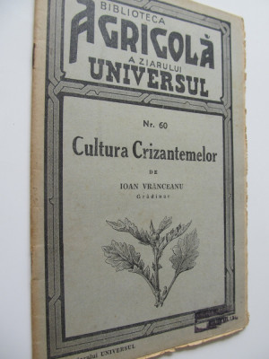 Cultura crizantemelor , 1936 - Ioan Vranceanu foto