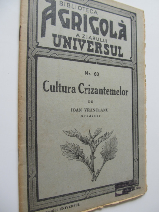 Cultura crizantemelor , 1936 - Ioan Vranceanu