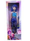Papusa Kpop Zoey Fashion Happy Doll 3+ cu par albastru si chitara