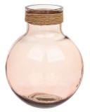 Cumpara ieftin Vaza sticla roz Rosa 25x34.5 cm
