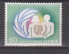 ANUL INTERNATIONAL AL TINERETULUI 1985 JAPONIA MI. 2008 MNH