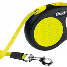 Lesa Flexi Neon Banda XS: 3m/12kg, Galben Neon 209301