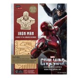 Set Carte si Model Lemn IncrediBuilds Iron Man Marvel, Construire 3D, Peste 8 Ani