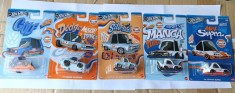 Machete Hot Wheels - set Tooned Gulf 2025 complet (HotWheels)