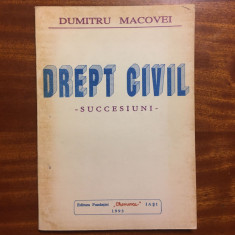Dumitru Macovei - DREPT CIVIL Succesiuni (1993)