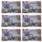 Set suport farfurie pentru servirea mesei, model Pufo Lavender world, 6 bucati