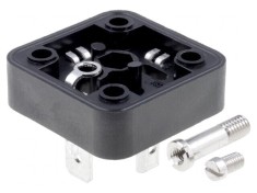 Conector Valva Soclu 18mm 4 PIN Drept 16A foto