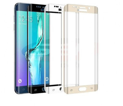 Geam CURBAT protectie display sticla 0,26 mm Samsung Galaxy S6 Edge Plus WHITE foto