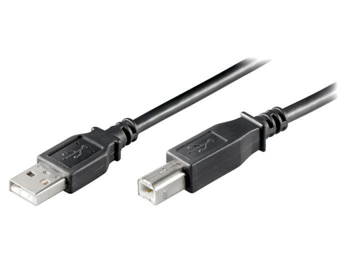 Cablu USB 2.0 A-B 3m negru