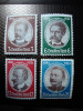 GERMANIA 1934 SERIE MH, Nestampilat