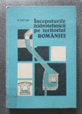Marcu Botzan - &Icirc;nceputurile hidrotehnicii pe teritoriul Rom&acirc;niei (1989)