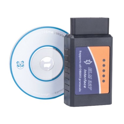 Interfata diagnoza auto, OBD2 Universal, Bluetooth ELM 327, CD inclus - Negru foto