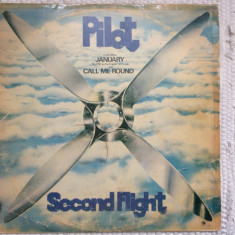 Pilot Second Flight 1975 disc vinyl lp muzica pop rock EMI records made in UK VG