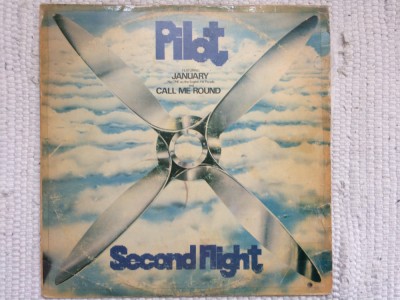 Pilot Second Flight 1975 album disc vinyl lp muzica pop rock EMI records UK VG foto