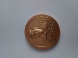 CORNELIU BABA PICTOR ROMAN 90 de ani de Viata .Medalie bronz in cinstea marelui pictor 1906-1996 .ASOCIATIA NUMISMATICA BARLAD