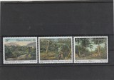Polynesia 1996 - Natura, Peisaje din Tahiti , serie 3 valori, dantelate , MNH, Mi. 805-808