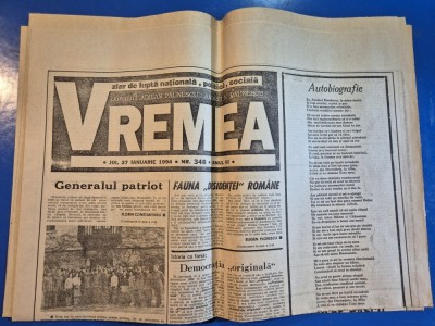 ziarul vocea romaniei 27 ianuarie 1994 foto