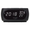 Ceas de masa cu alarma Adler, afisaj LED, temperatura si umiditate