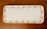 PLATOU DIN PORTELAN FIN- MARCAJ ROYAL TETTAU BAVARIA ANNO 1794- SERIA ANETTE ROSA RANKE L33,5CM