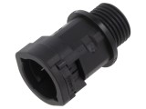 Conectori finali drepţi Filet metrică exterior poliamidă 6