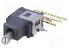 Intrerupator basculant, 2 pozitii, mod comutare OFF-ON, SPDT, NKK SWITCHES - A12JV