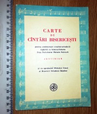 CARTE DE CANTARI CRESTINESTI -1975- PT CREDINCIOSII CRESTINI ORTODOCSI