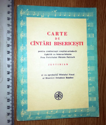 CARTE DE CANTARI CRESTINESTI -1975- PT CREDINCIOSII CRESTINI ORTODOCSI foto
