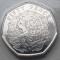 Moneda 50 pence 2019 Guernsey, Jack and the beans stalk, rara 4000 tiraj, bunc