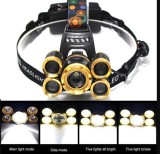 Lanterna Militara LED Super Zoom, 16000 Lumeni, Reincarcabila, 5 Moduri, Aluminiu, Vanatoare, Pescuit, Bicicleta + 2 Acumulatori Lithium