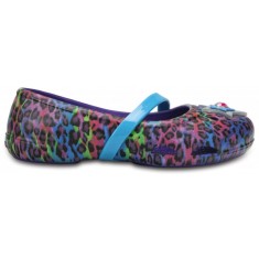 Balerini Crocs Kids&#039; Lina Graphic Flat Mov - Ultraviolet