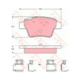 Placute frana Peugeot 207 (Wa, Wc), 02.2006-, Motorizare 1.6 16v, TRW