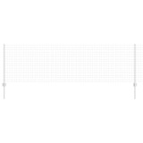 vidaXL &Icirc;ngrădire cu st&acirc;lpi Argintiu 0.8 x 10 m Oțel 3336146