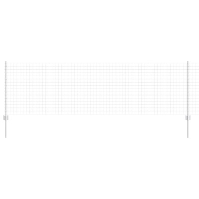 vidaXL Gard și St&amp;acirc;lp Argintiu 0,8 x 10 m Oțel 3336146 foto