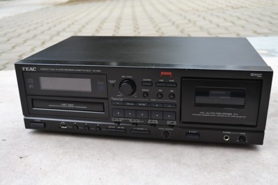 Cd Player Tascam Reverse Cassette Deck AD 800 foto
