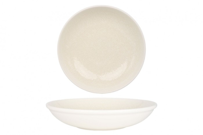 Rinart Farfurie ad&acirc;ncă - Dotti - Porţelan - 25 cm (1200cc) - set de 6