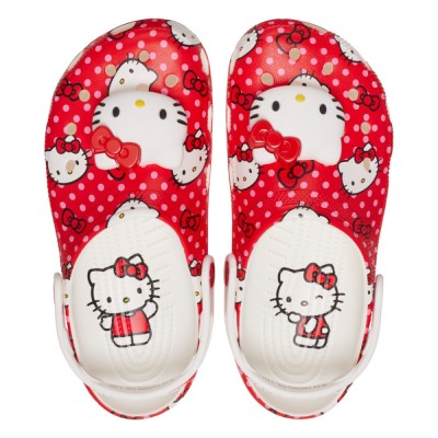 Saboti Crocs Classic Hello Kitty Red Clog Multicolor - Multi foto