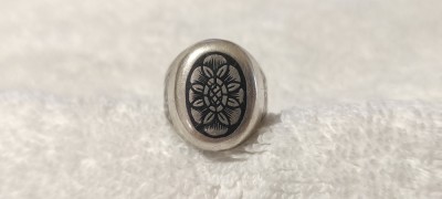 argint INEL RUSIA motiv FLORAL tehnica NIELLO manopera EXCEPTIONAL splendid UNIC foto