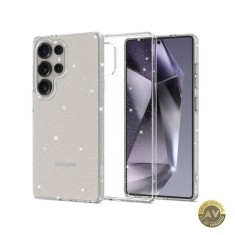 Husa pentru Samsung Galaxy S25 Ultra S938 Tech-Protect Flexair Glitter Transparenta